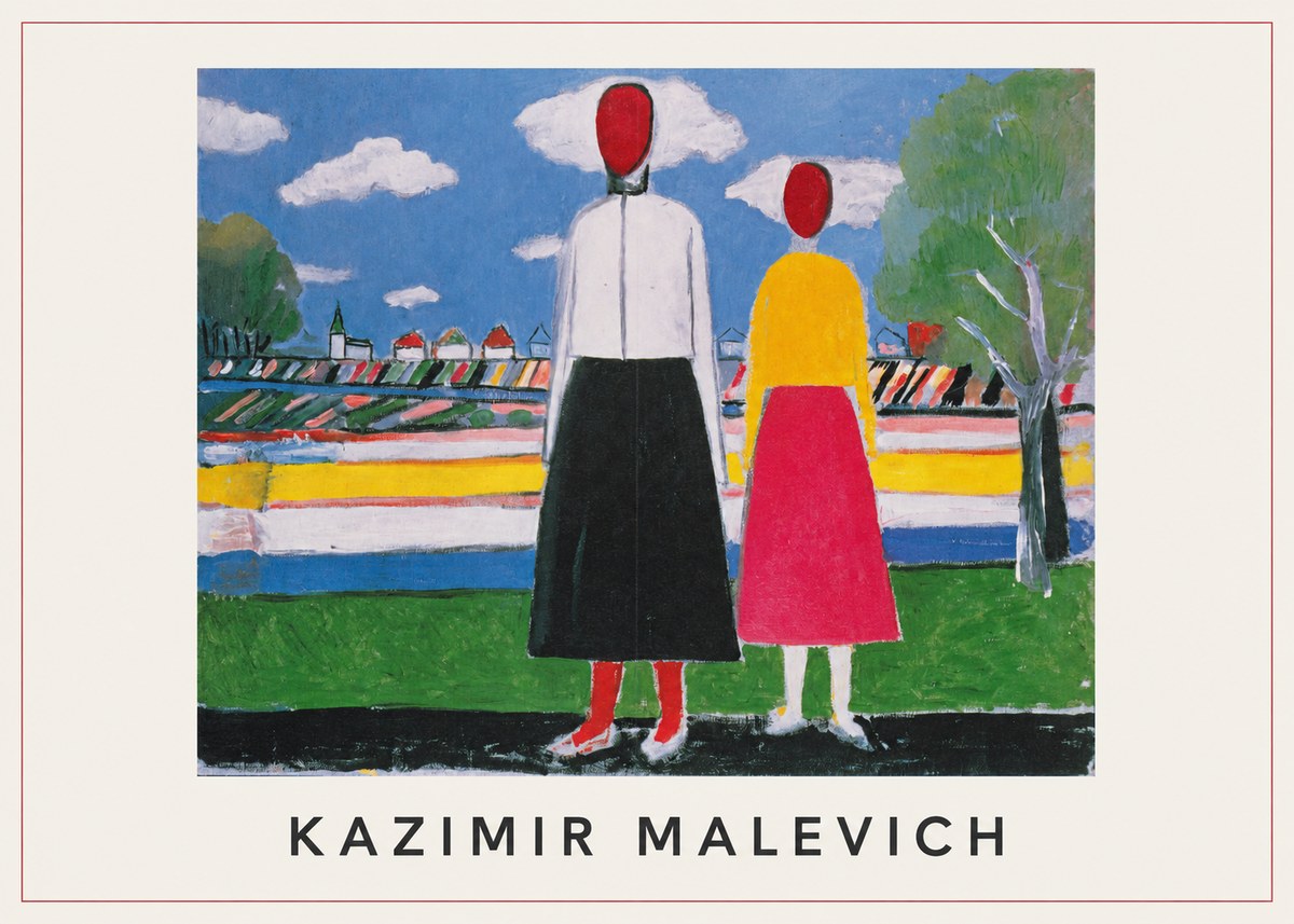 Kazimir Malevich Two Figures No1 - Poszter