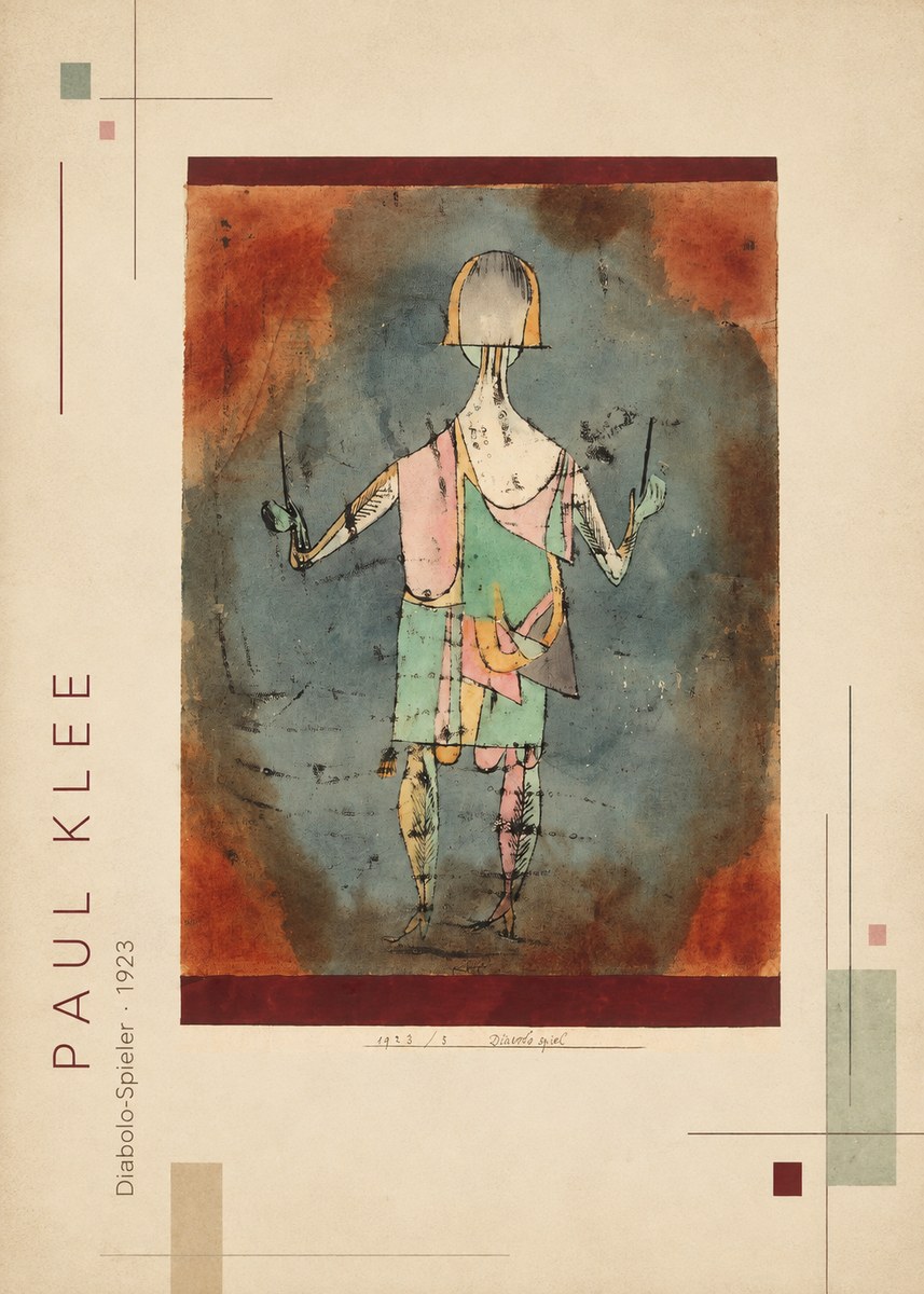 Paul Klee Diabolo-spieler No2 - Poszter