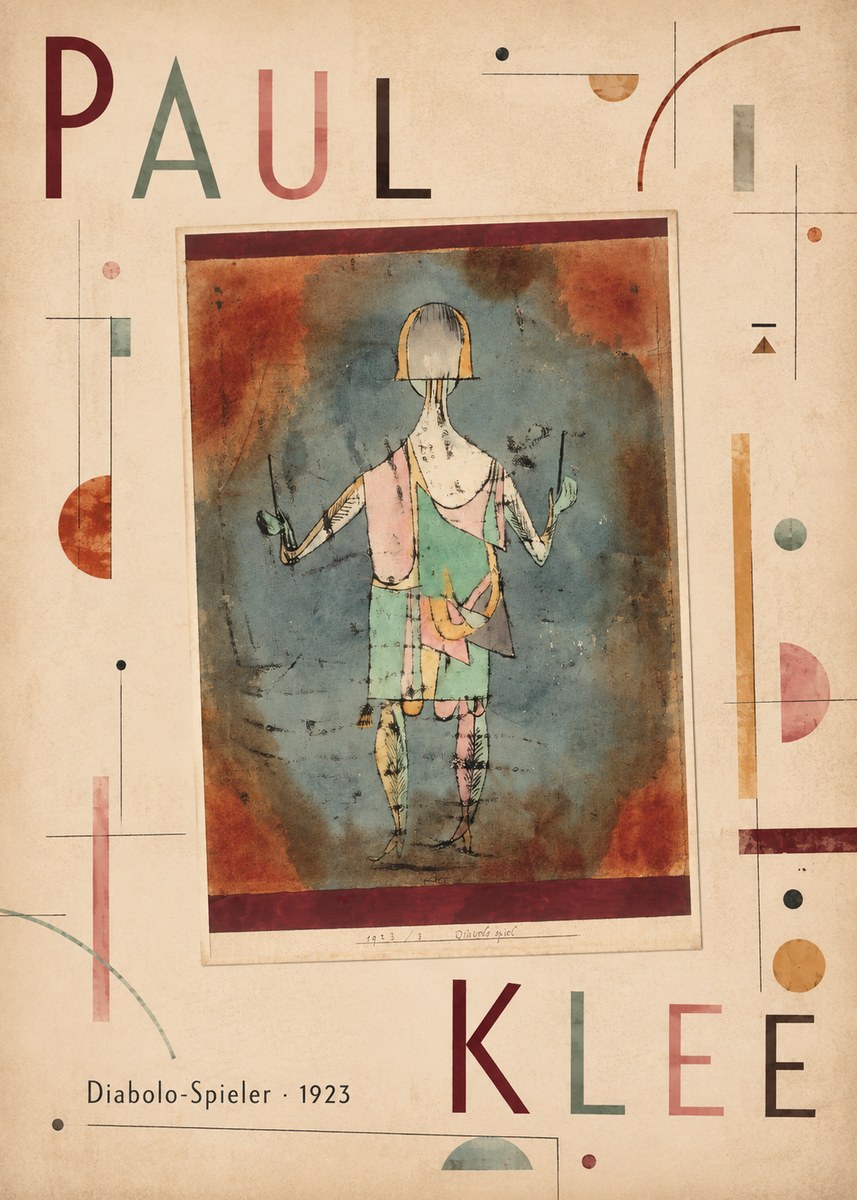 Paul Klee Diabolo-spieler No4 - Poszter
