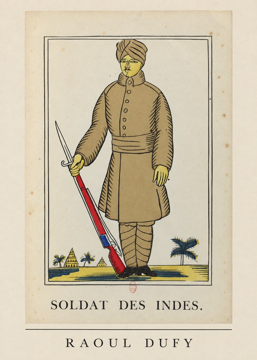 Raoul Dufy Soldat Des Indes. No6 - Poszter