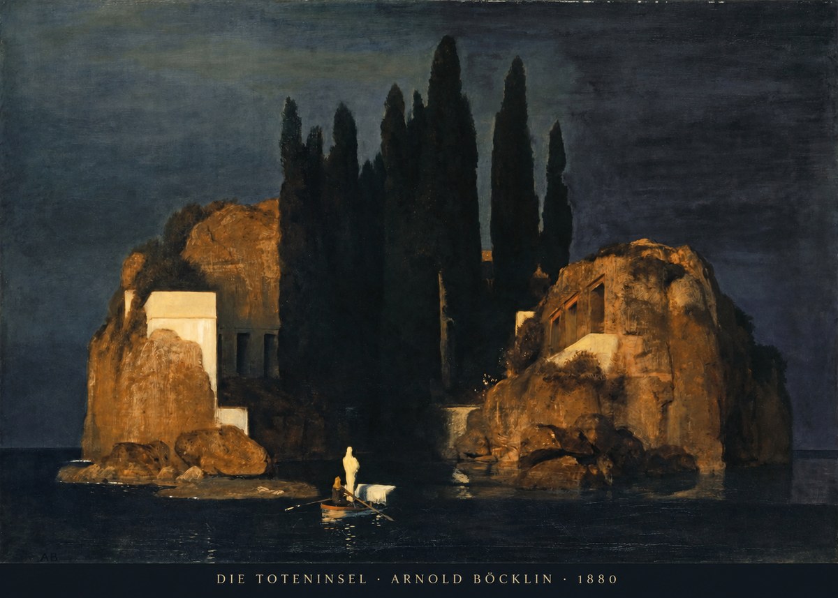 Arnold Böcklin Die Toteninsel VI No2 - Poszter