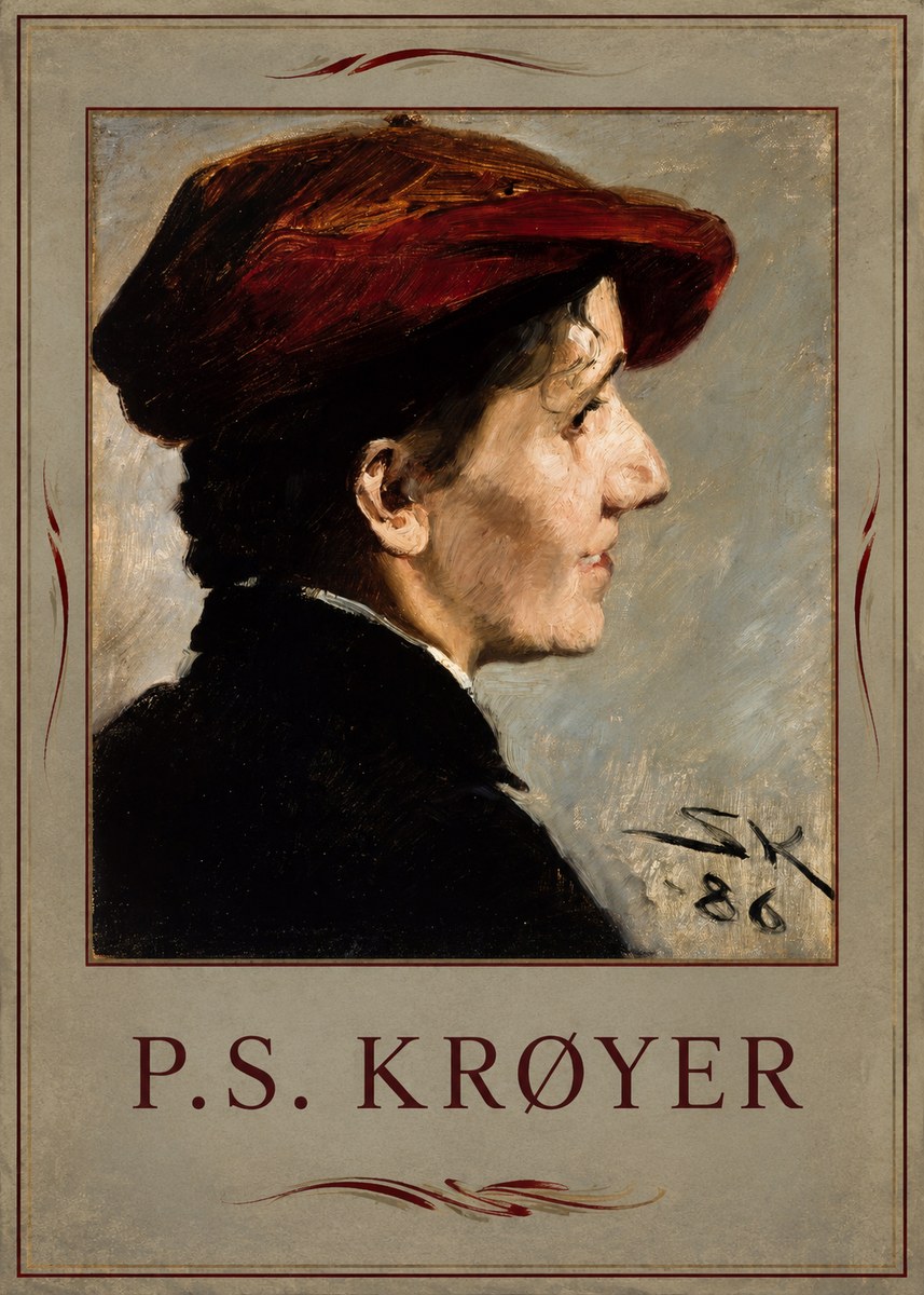 P.S. Krøyer Portrait of a Young Girl No4 - Poszter