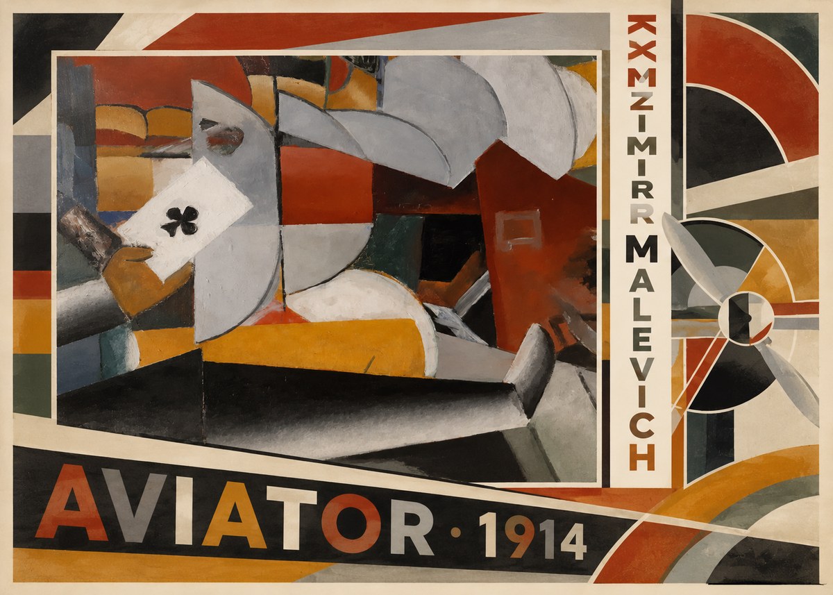 Kazimir Malevich Aviator No4 - Poszter