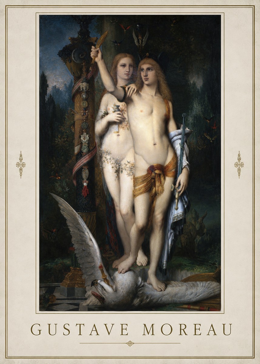 Gustave Moreau The Chimeras No1 - Poszter