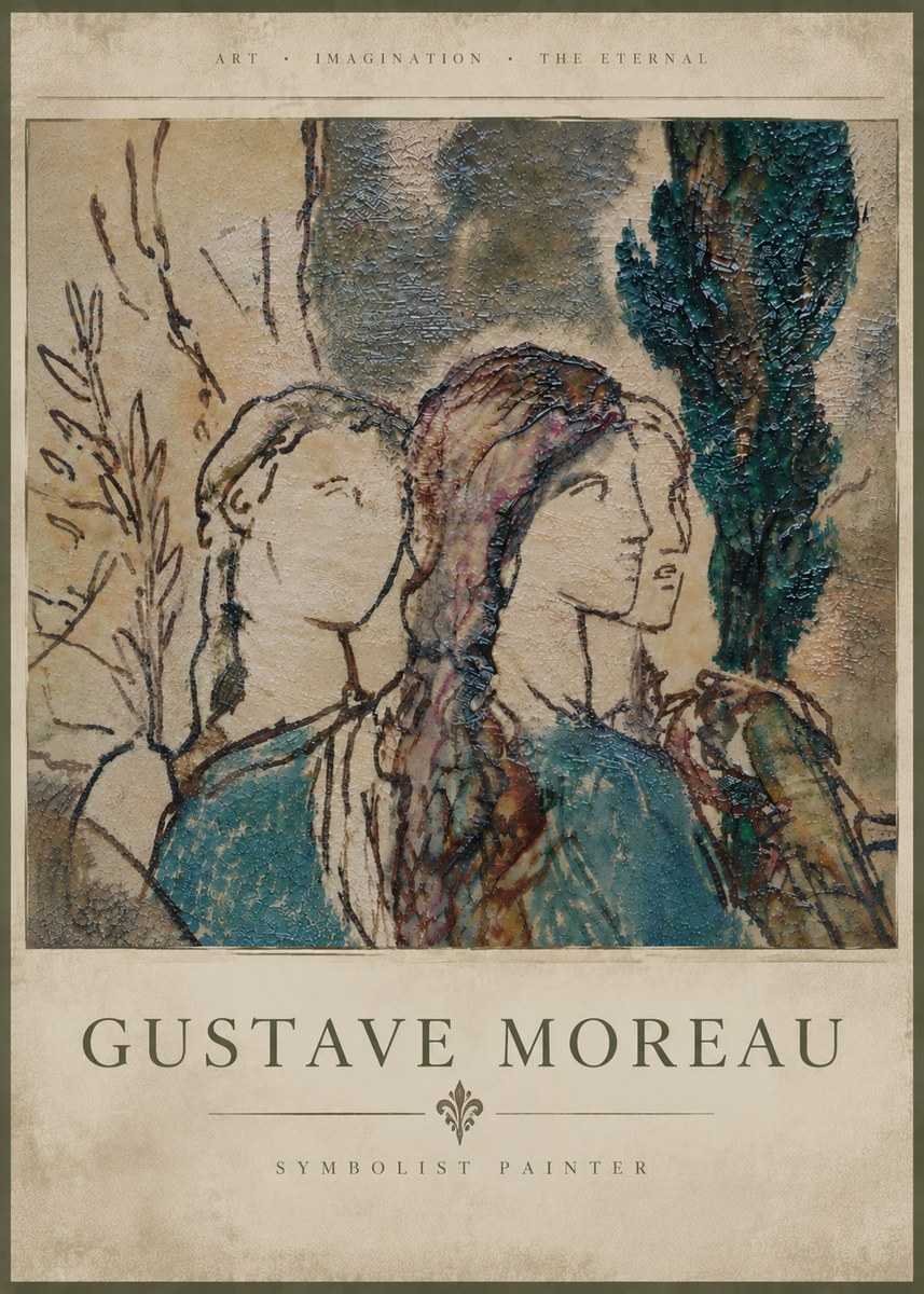 Gustave Moreau Untitled II No6 - Poszter