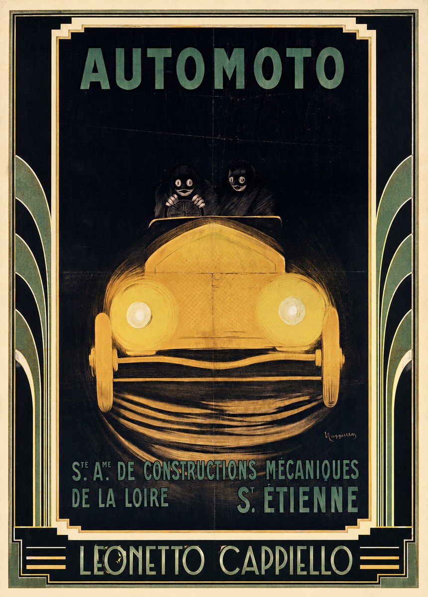 Leonetto Cappiello Automoto No1 - Poszter