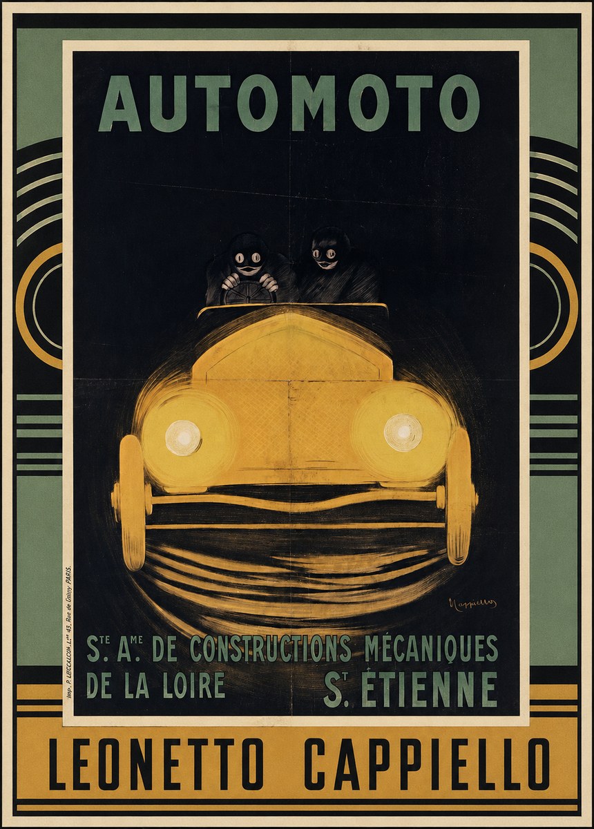 Leonetto Cappiello Automoto No3 - Poszter