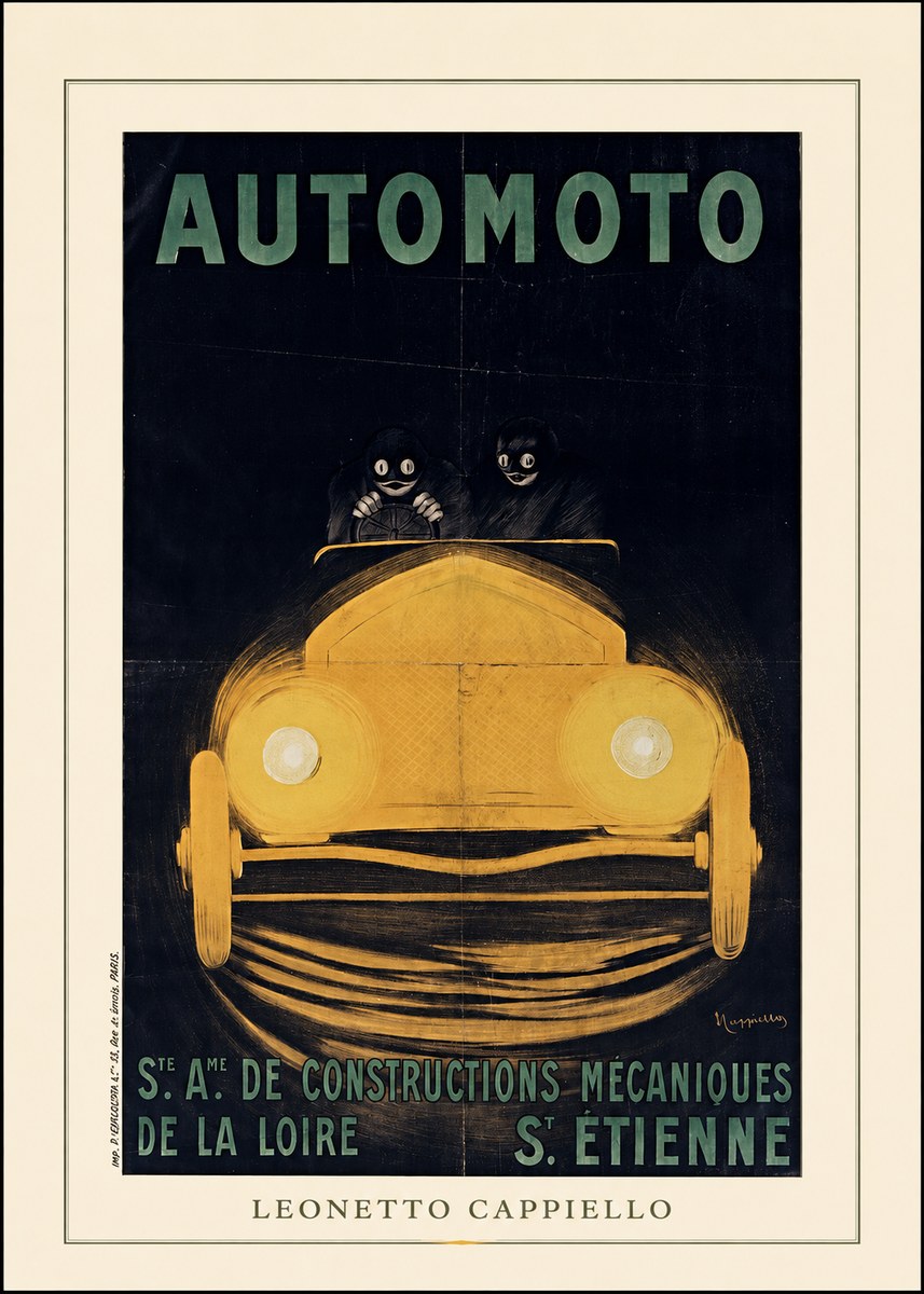 Leonetto Cappiello Automoto No4 - Poszter