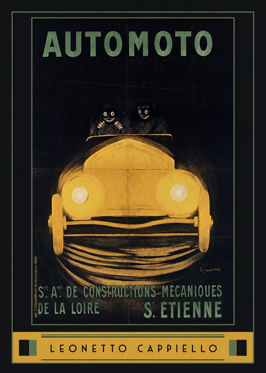 Leonetto Cappiello Automoto No6 - Poszter