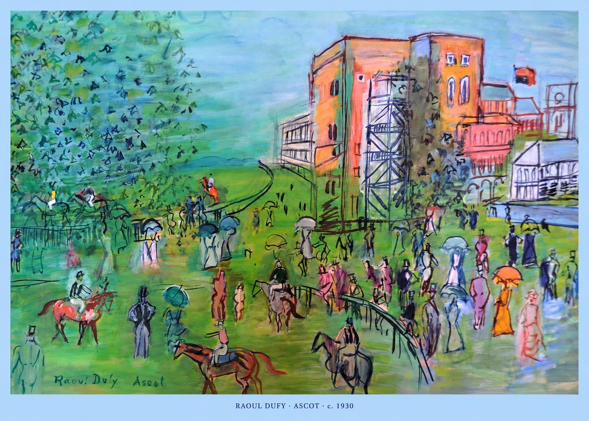 Raoul Dufy Ascot C. 1930 II No5 - Poszter