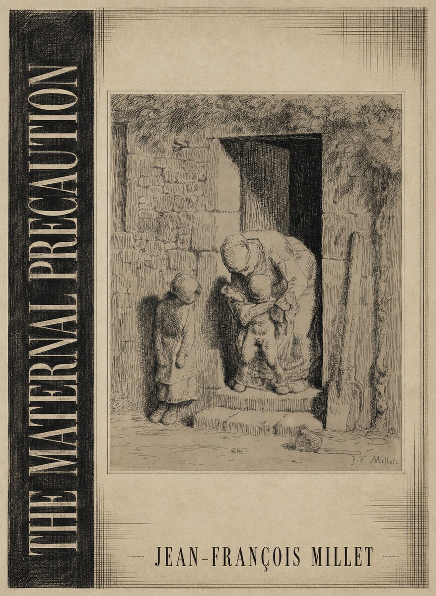 Jean-François Millet The Maternal Precaution No2 - Poszter