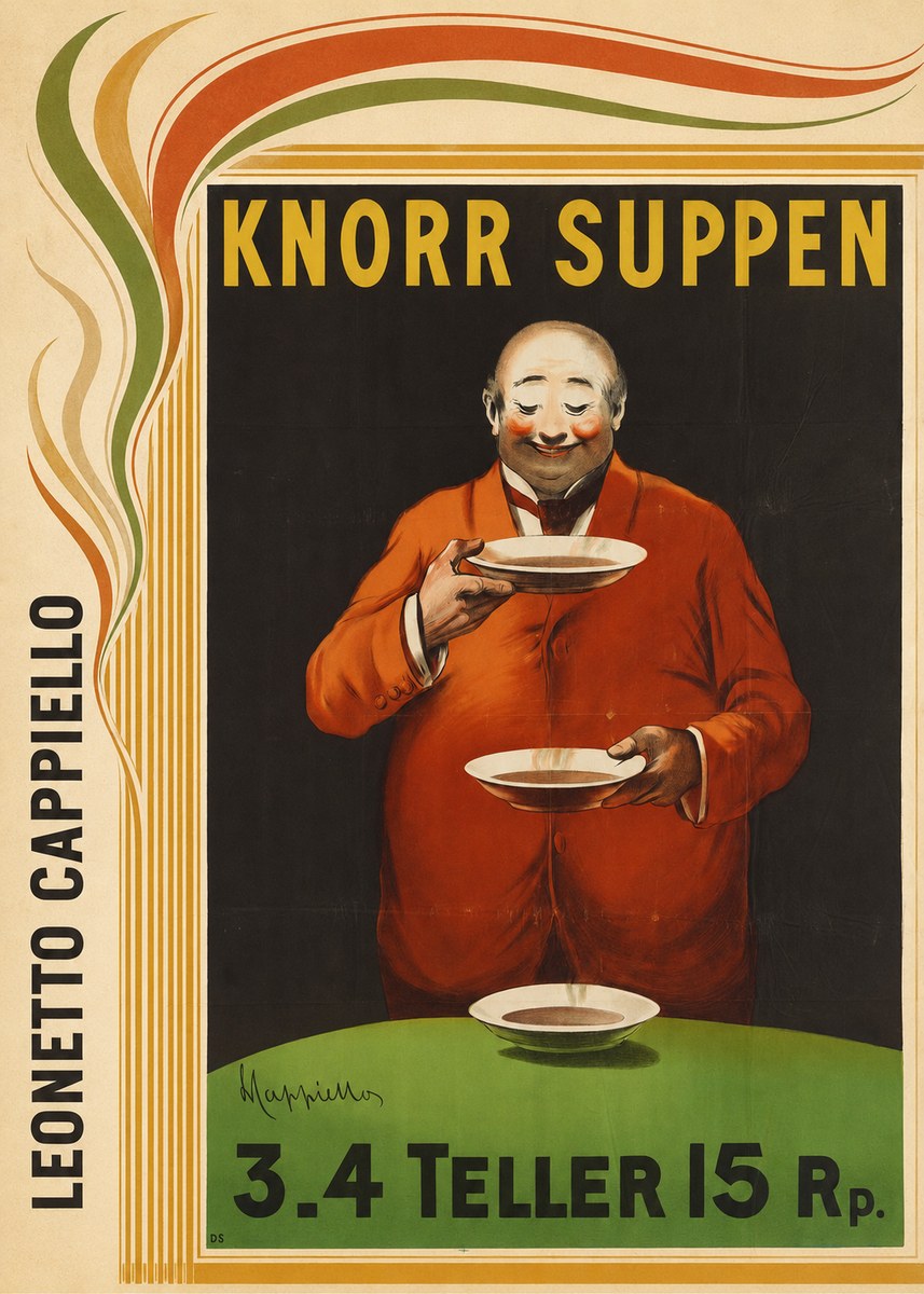 Leonetto Cappiello Knorr Suppen No5 - Poszter
