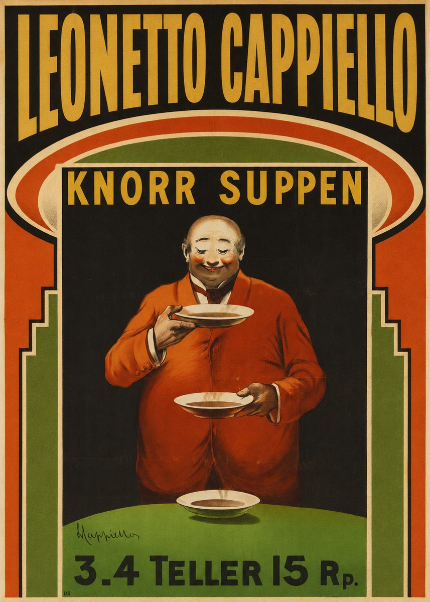 Leonetto Cappiello Knorr Suppen No6 - Poszter