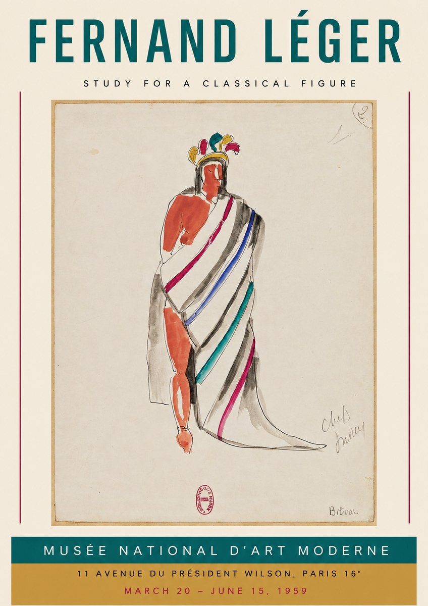 Fernand Léger Chefs Indiens No3 - Poszter