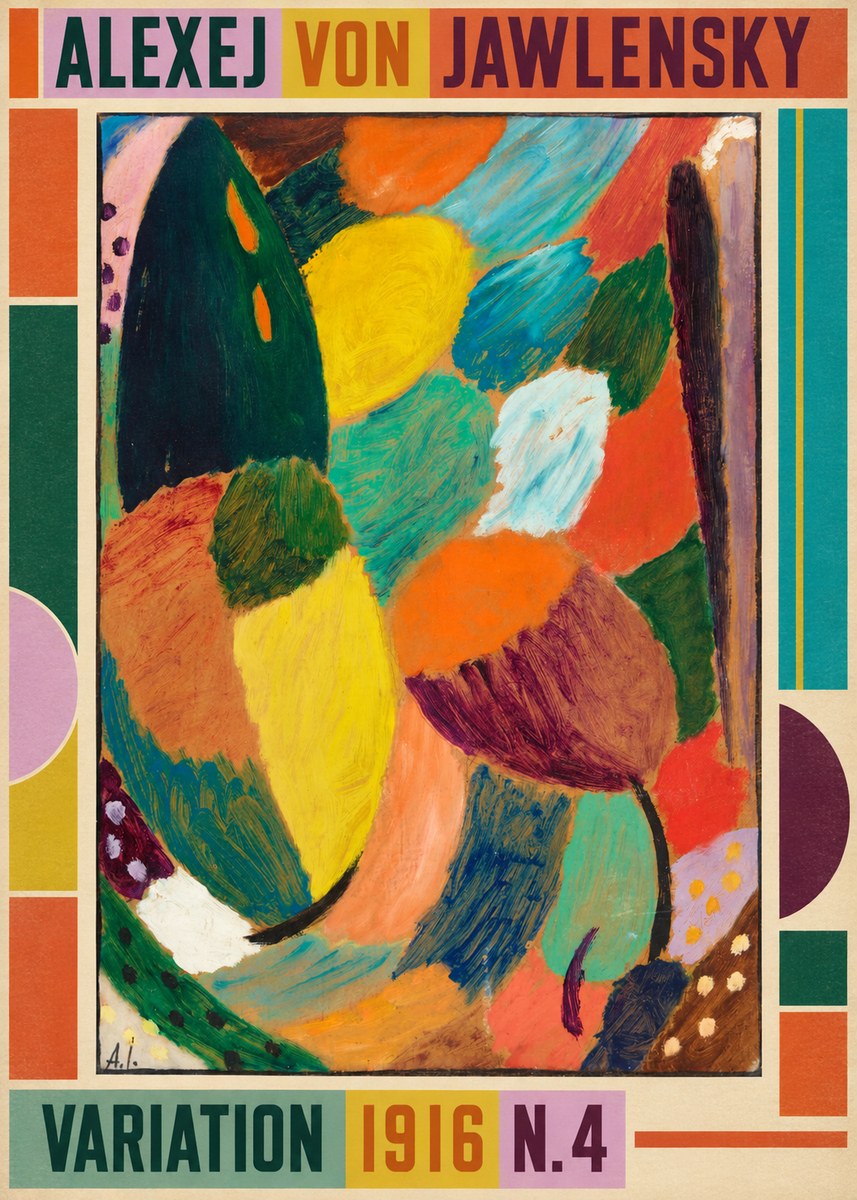 Alexej von Jawlensky Variation 1916 N.4 No2 - Poszter