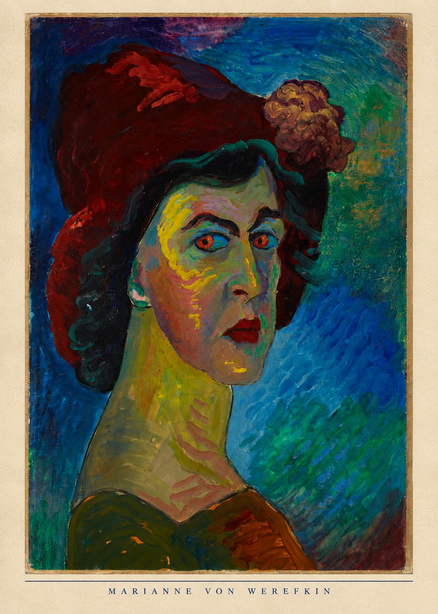 Marianne von Werefkin Self-portrait No6 - Poszter