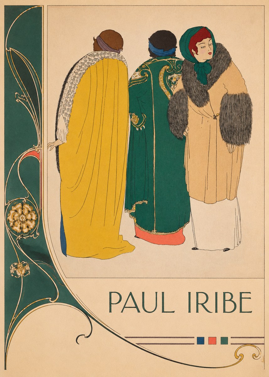 Paul Iribe Fashionable Figures No3 - Poszter