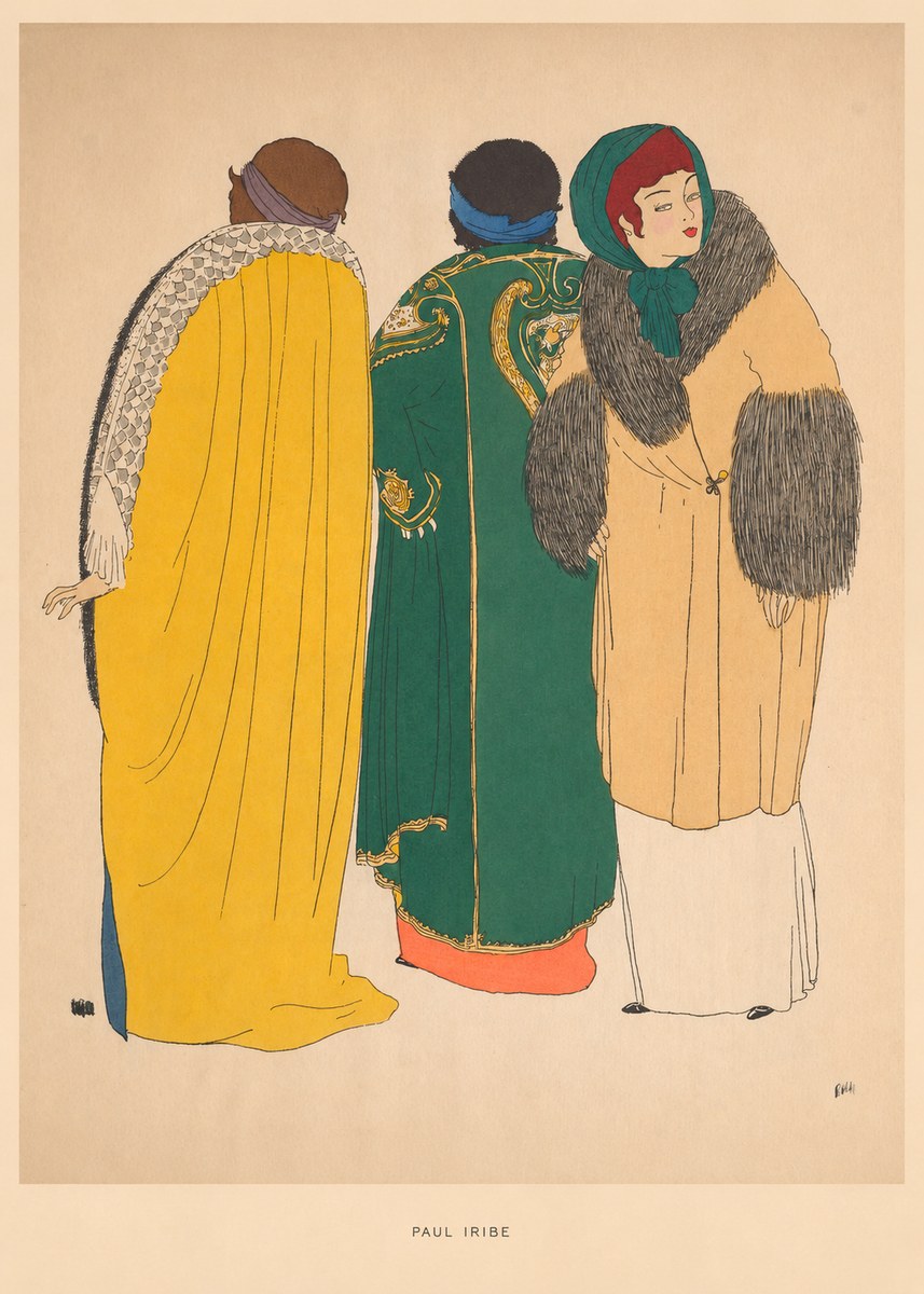 Paul Iribe Fashionable Figures No6 - Poszter