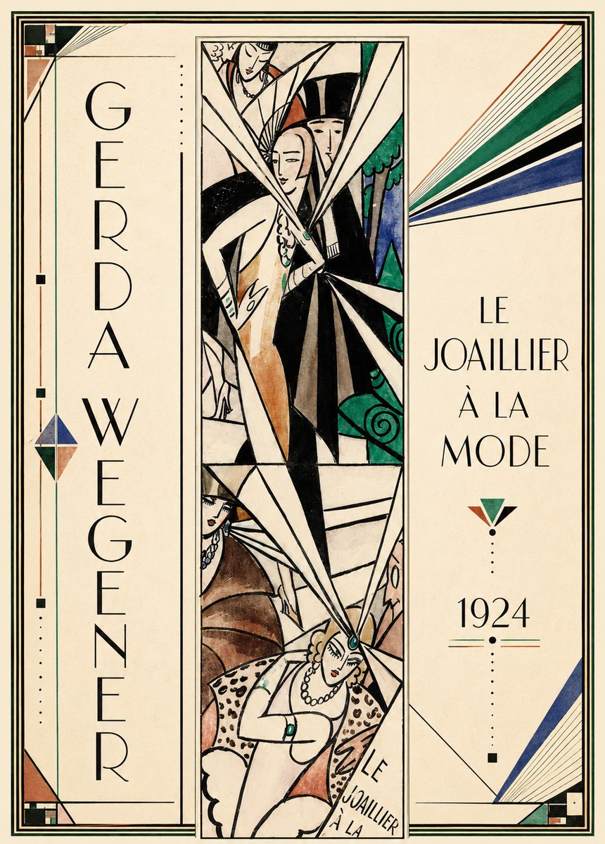 Gerda Wegener Le Joaillier À La Mode No1 - Poszter