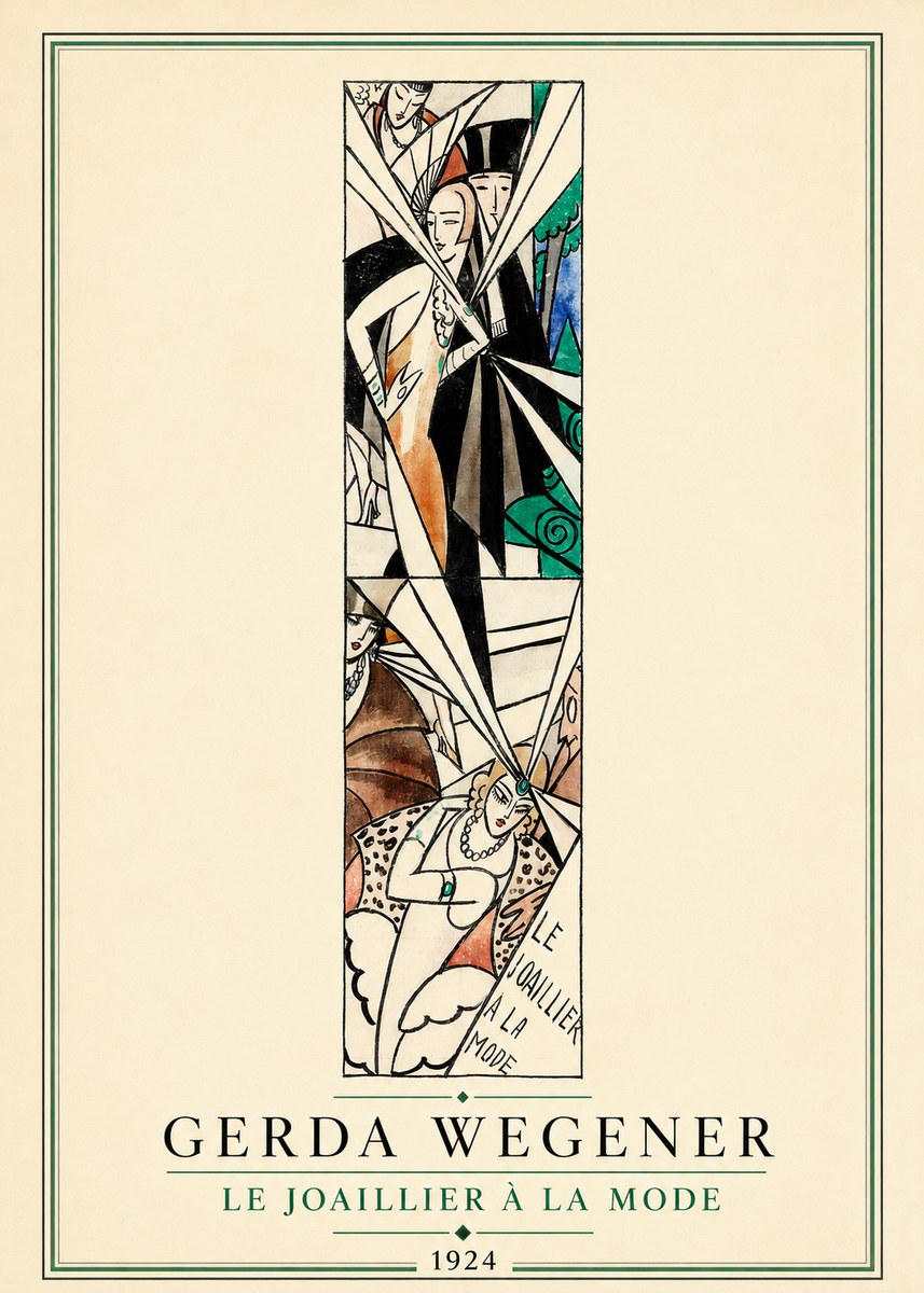 Gerda Wegener Le Joaillier À La Mode No4 - Poszter