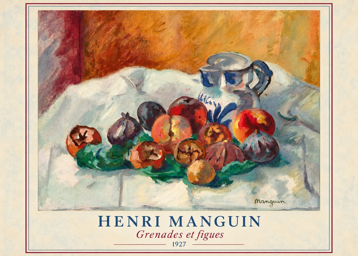 Henri Manguin Grenades Et Figues No3 - Poszter