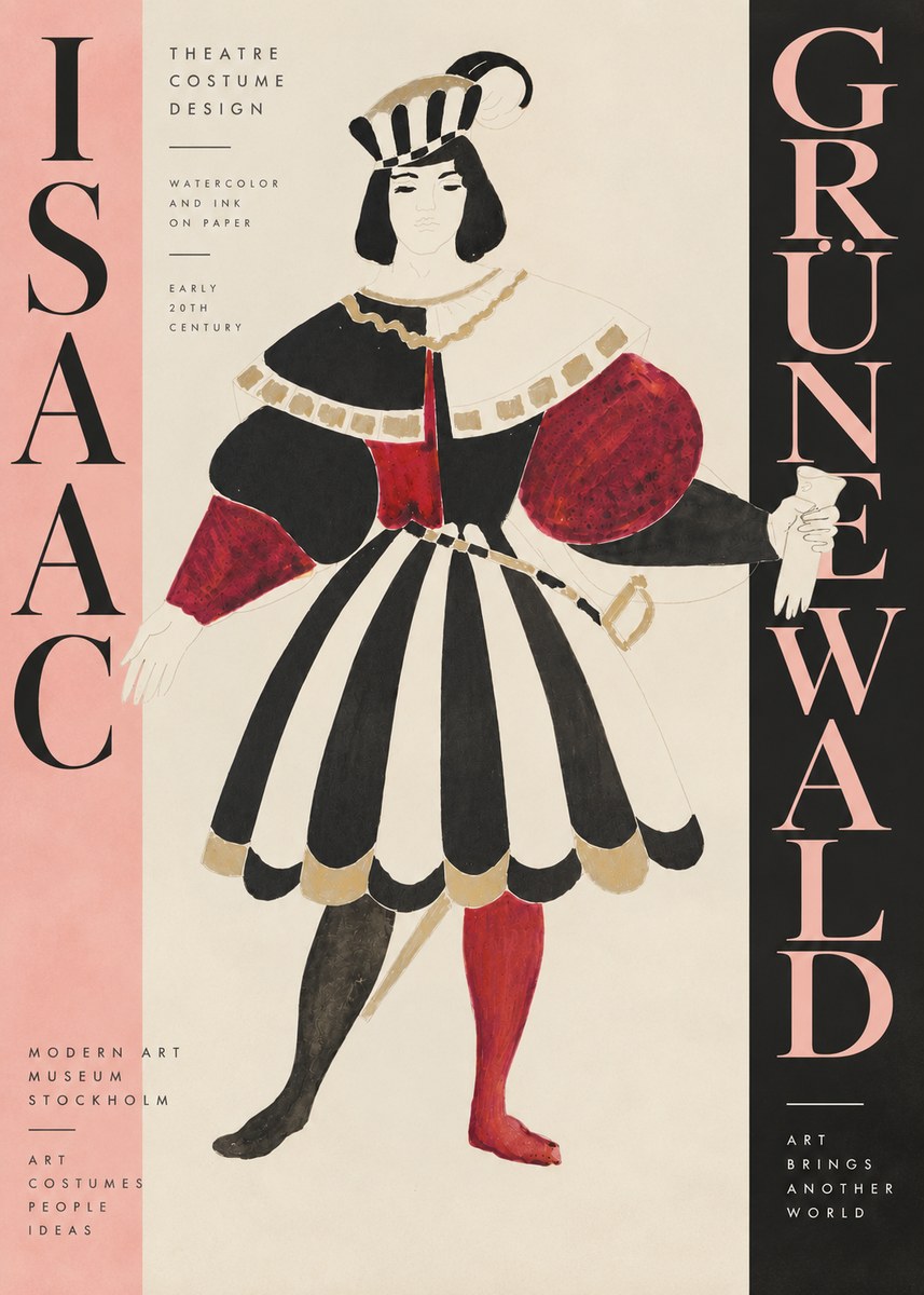 Isaac Grünewald Costume Design XI No4 - Poszter