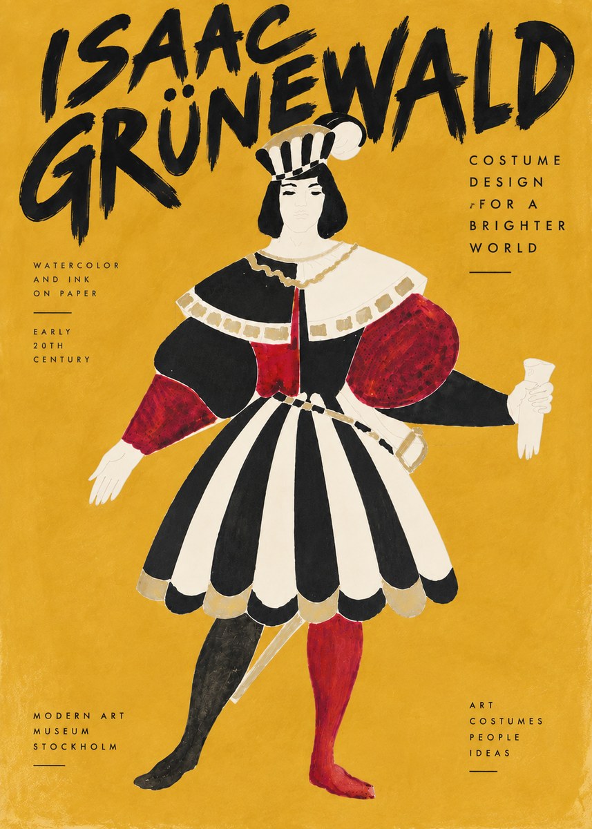 Isaac Grünewald Costume Design XI No6 - Poszter