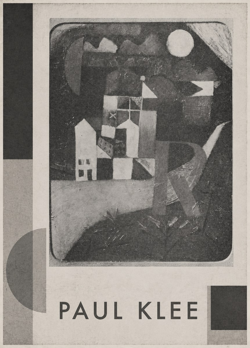 Paul Klee Village in the Mountains No3 - Poszter