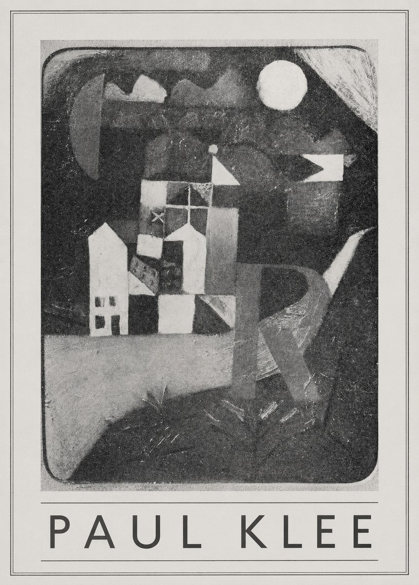Paul Klee Village in the Mountains No5 - Poszter