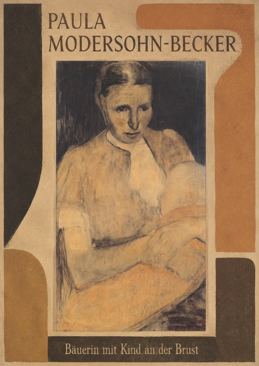 Paula Modersohn-Becker Bäuerin Mit Kind an Der Brust No2 - Poszter