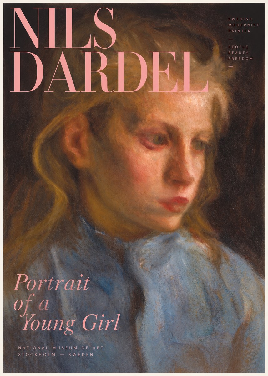 Nils Dardel Portrait of a Young Girl No2 - Poszter