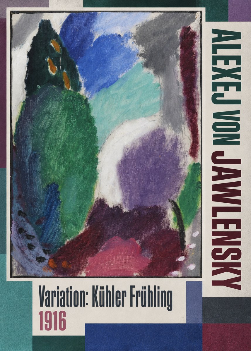 Alexej von Jawlensky Variation: Kühler Frühling No2 - Poszter