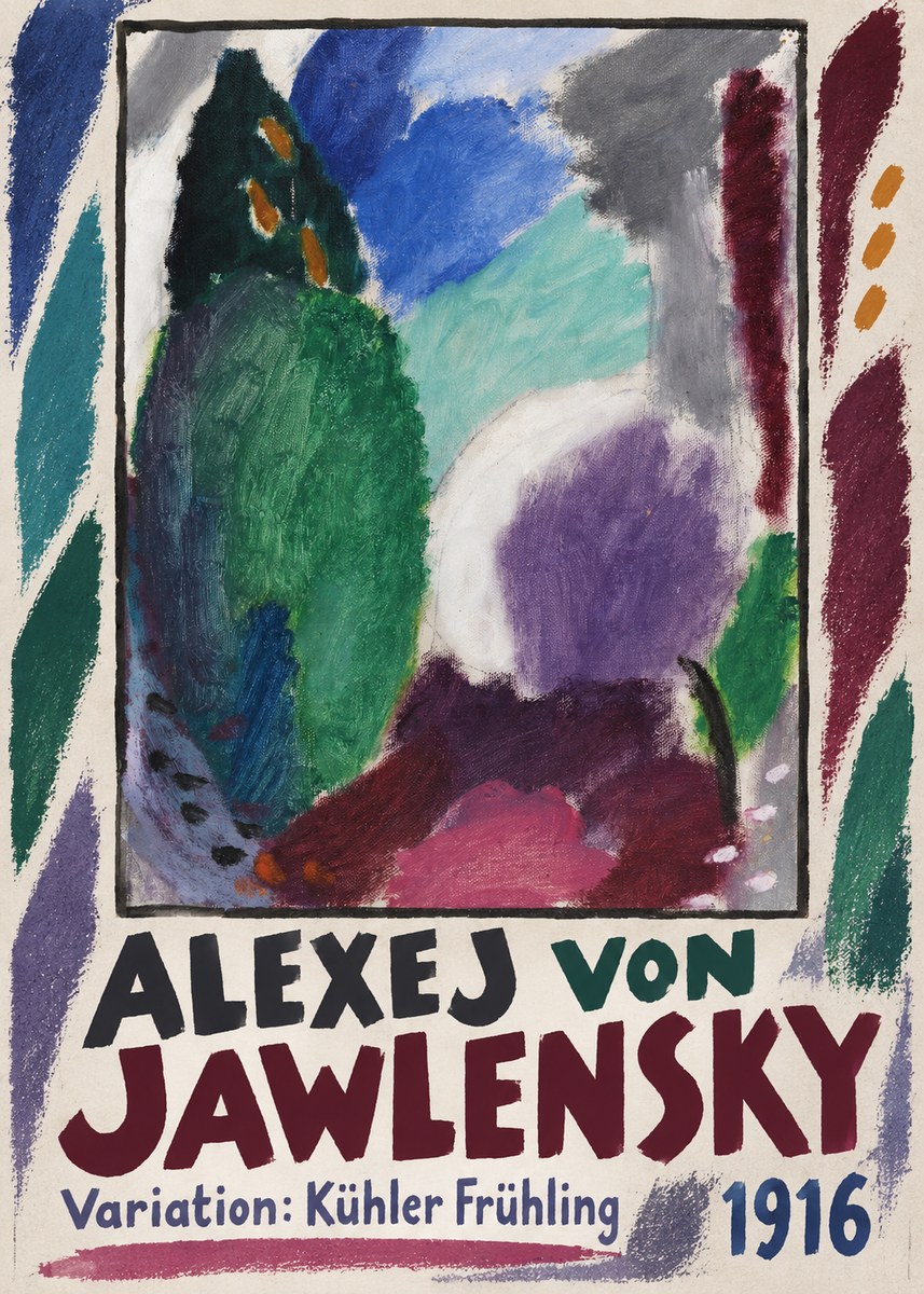 Alexej von Jawlensky Variation: Kühler Frühling No4 - Poszter