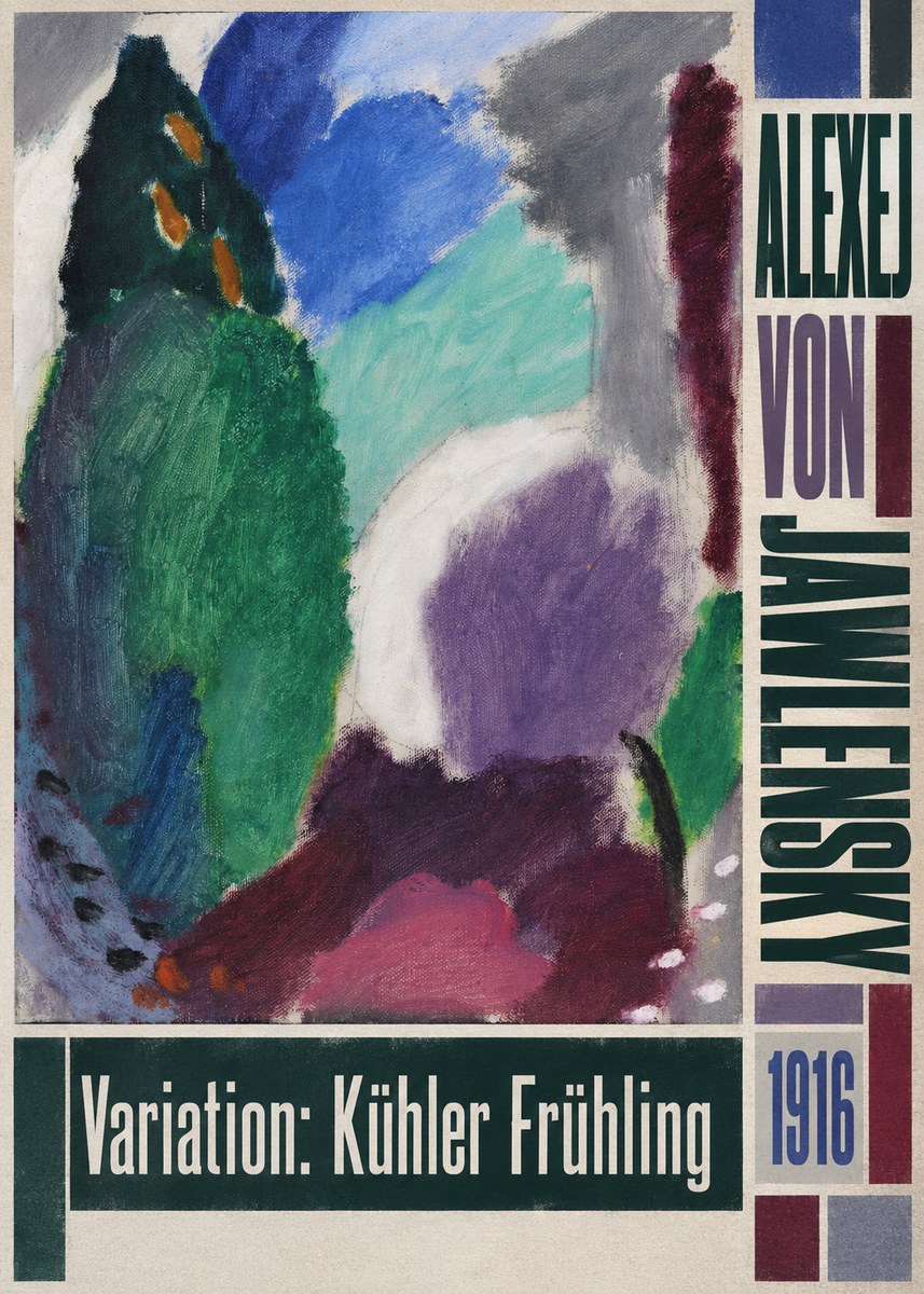 Alexej von Jawlensky Variation: Kühler Frühling No5 - Poszter