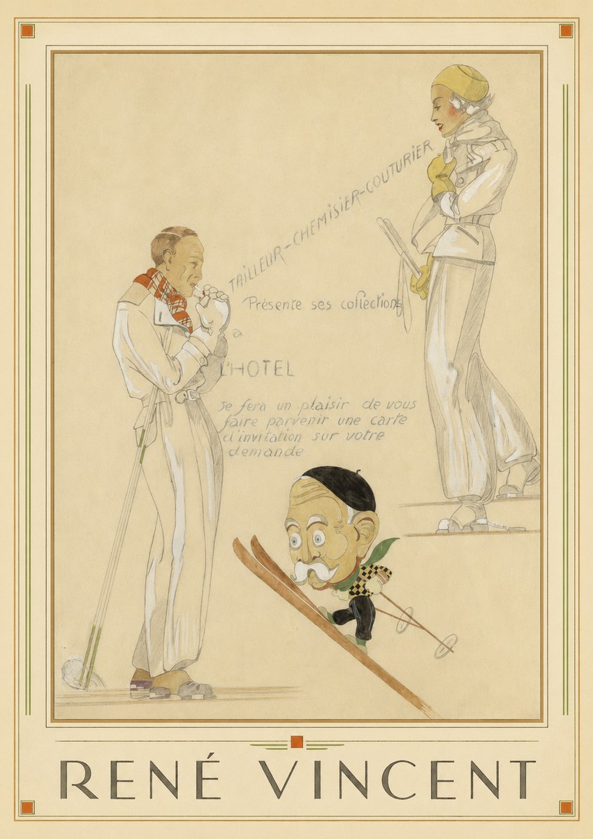 René Vincent Ttailleur-chemisier-couturier No1 - Poszter