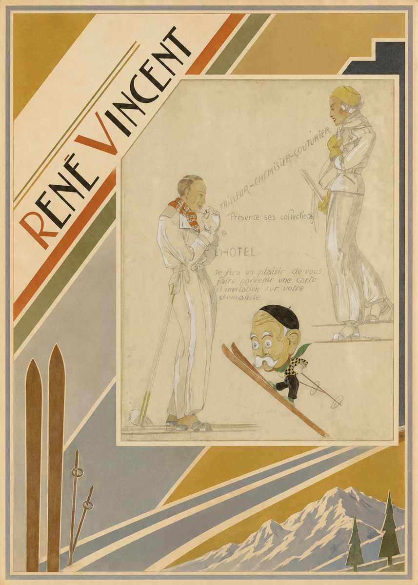 René Vincent Ttailleur-chemisier-couturier No2 - Poszter
