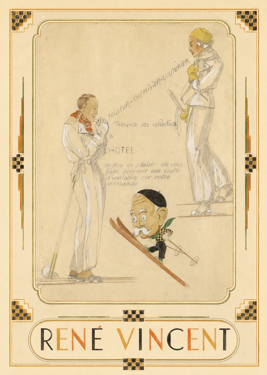 René Vincent Ttailleur-chemisier-couturier No6 - Poszter