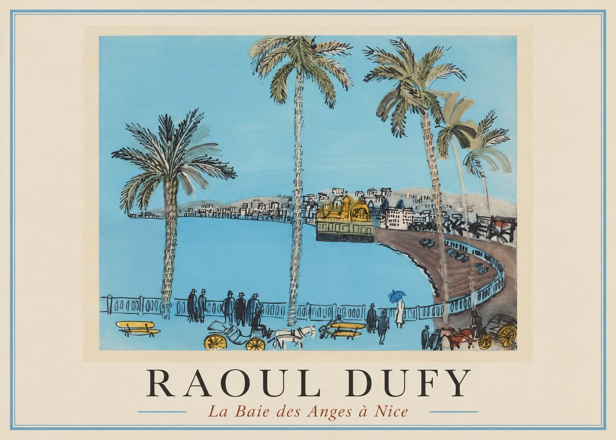 Raoul Dufy La Baie Des Anges À Nice No1 - Poszter