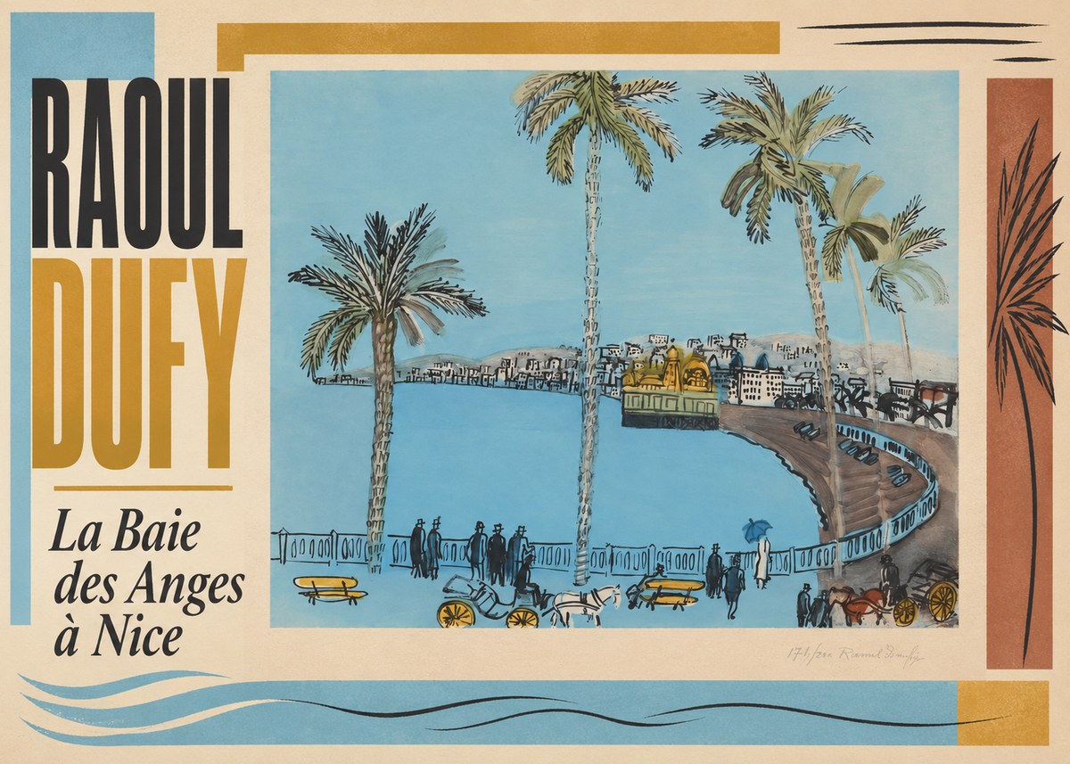 Raoul Dufy La Baie Des Anges À Nice No3 - Poszter