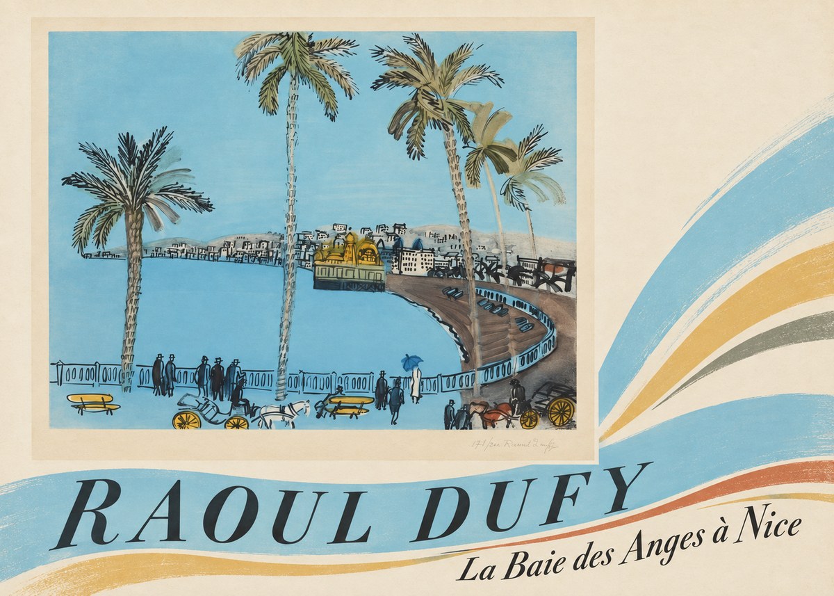 Raoul Dufy La Baie Des Anges À Nice No4 - Poszter