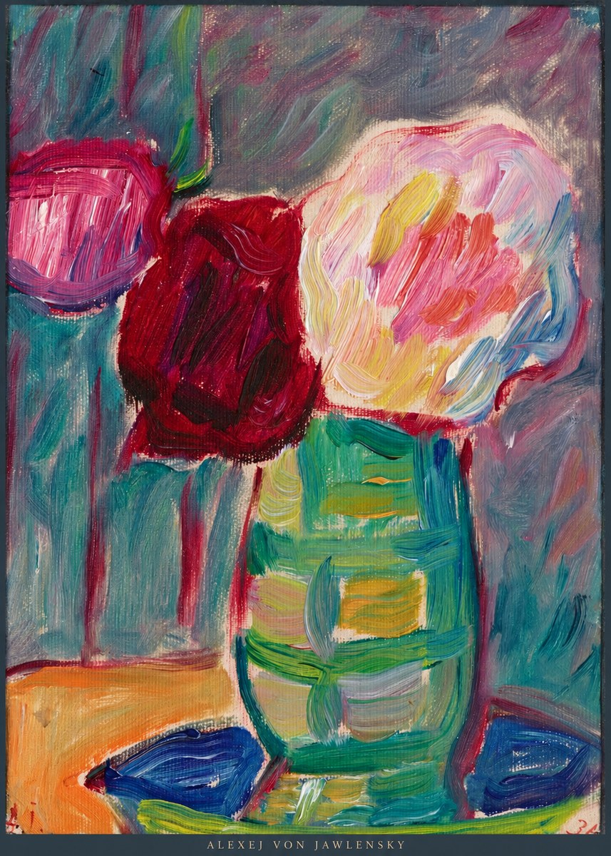 Alexej von Jawlensky Still Life with Flowers No5 - Poszter
