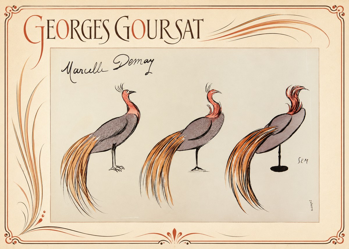Georges Goursat Marcelle Demay No1 - Poszter