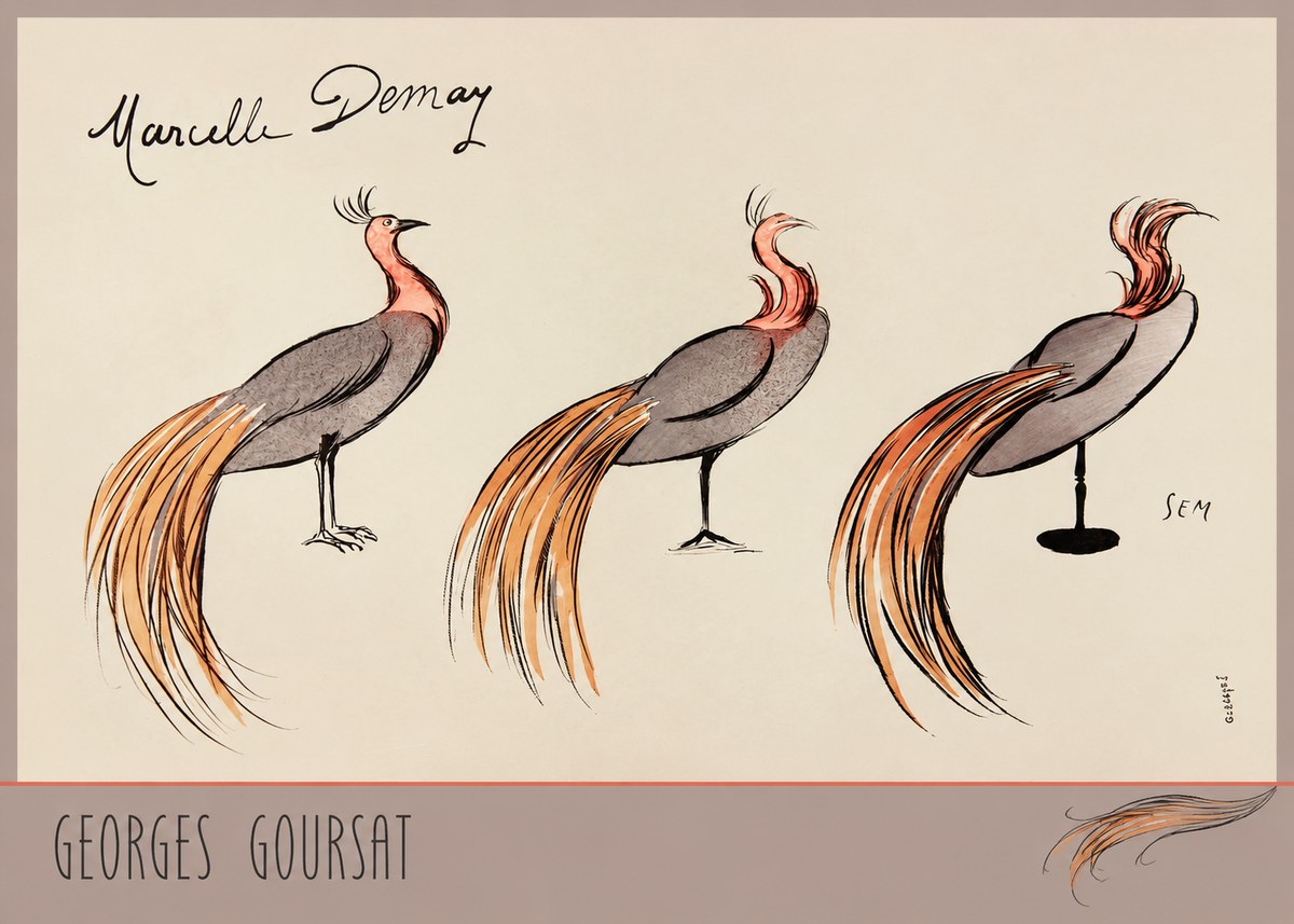 Georges Goursat Marcelle Demay No2 - Poszter