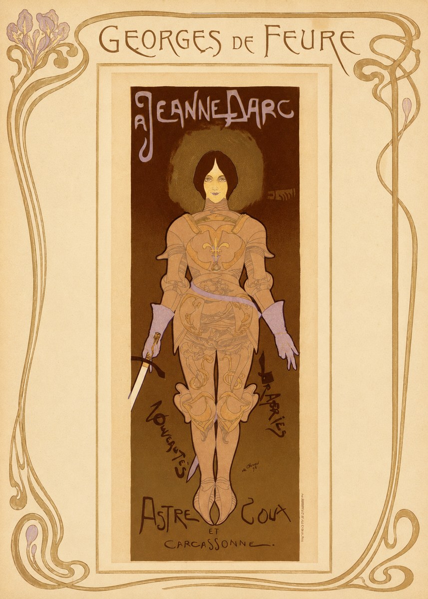 Georges de Feure Jeanne D'arc No1 - Poszter
