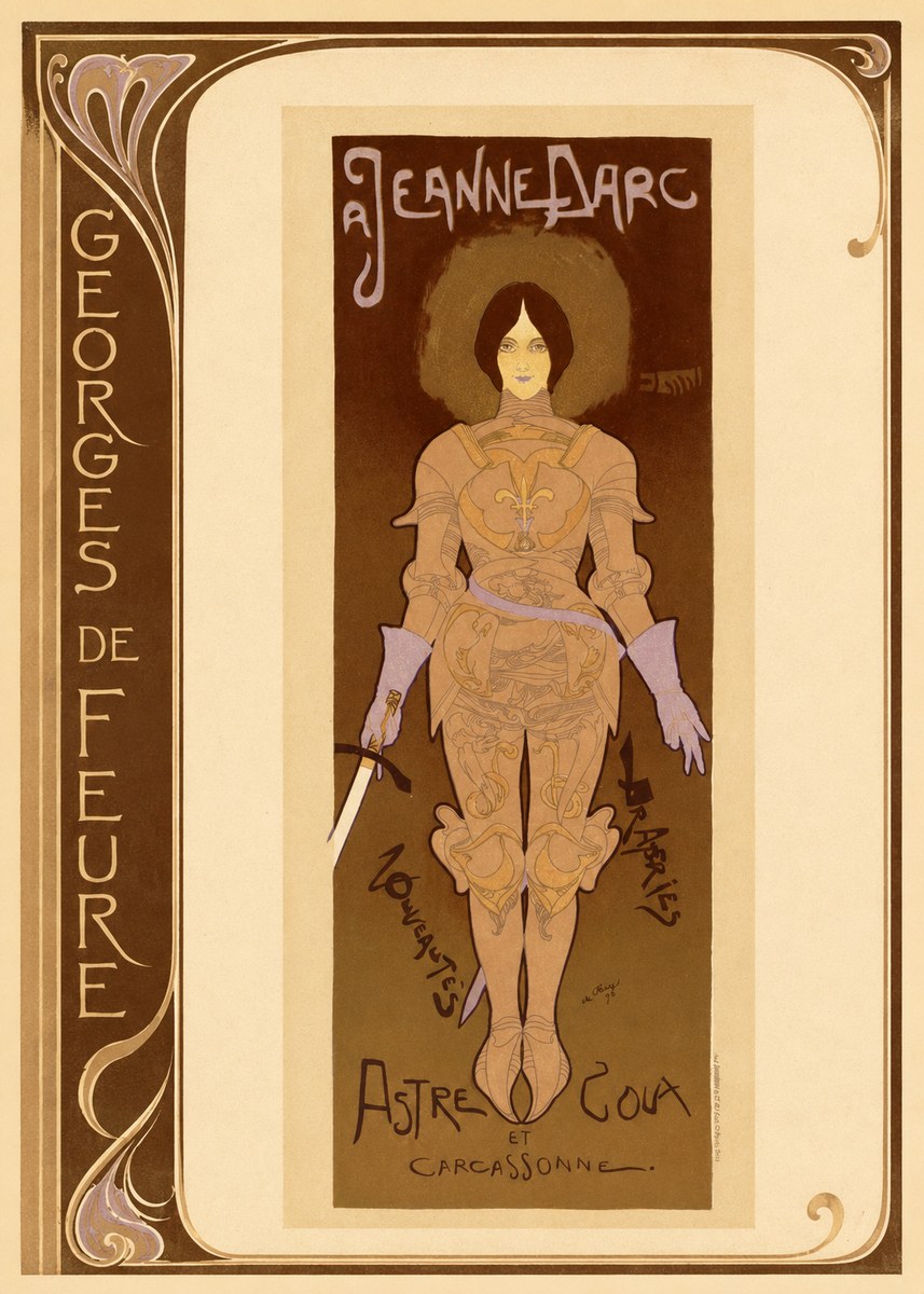 Georges de Feure Jeanne D'arc No2 - Poszter