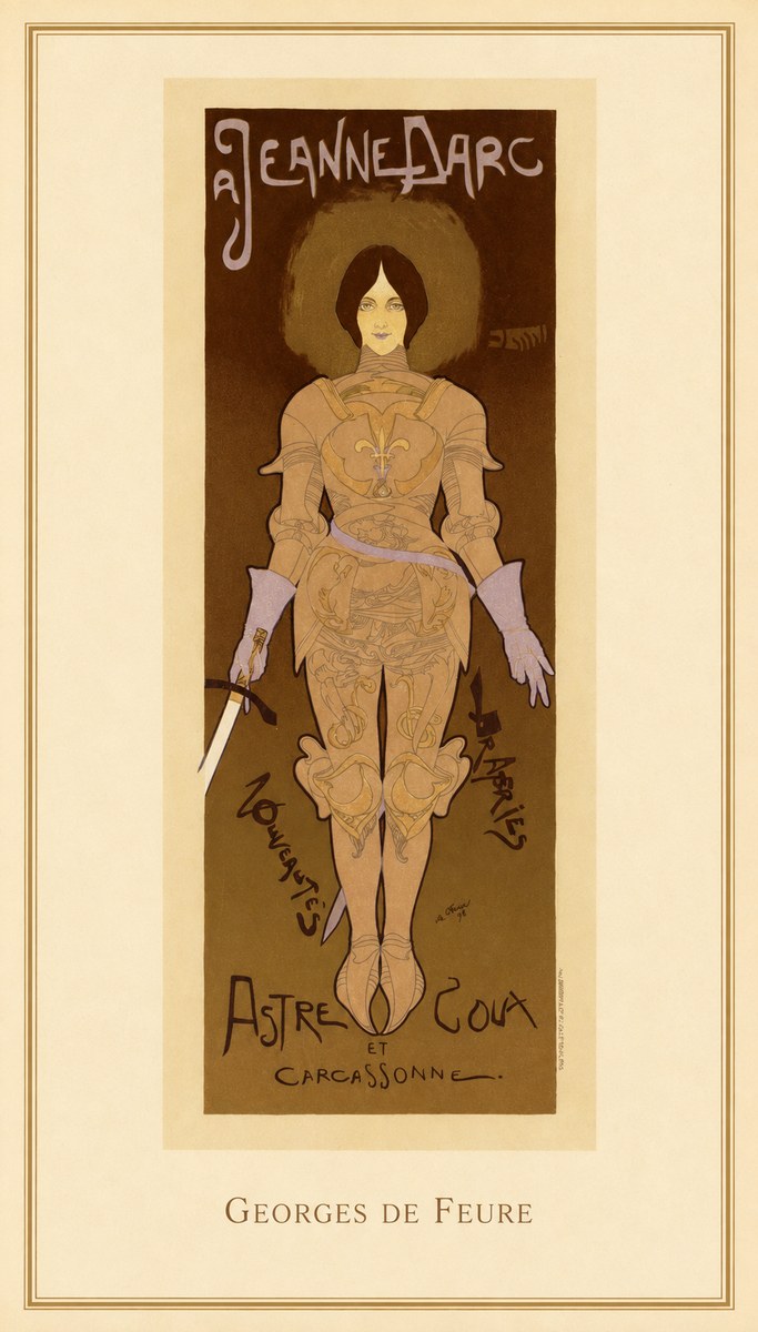 Georges de Feure Jeanne D'arc No4 - Poszter