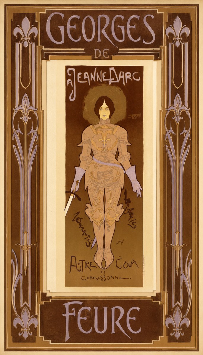 Georges de Feure Jeanne D'arc No5 - Poszter