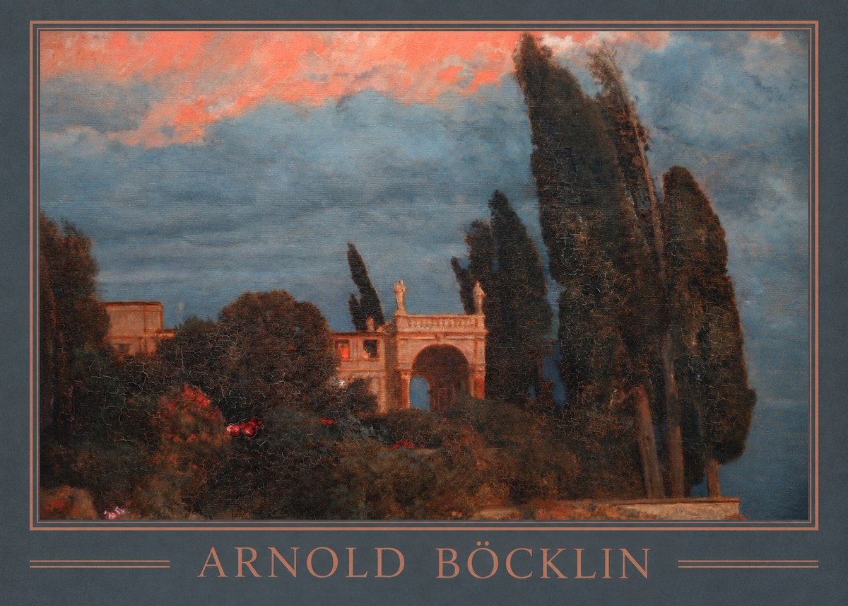 Arnold Böcklin Roman Villa No1 - Poszter