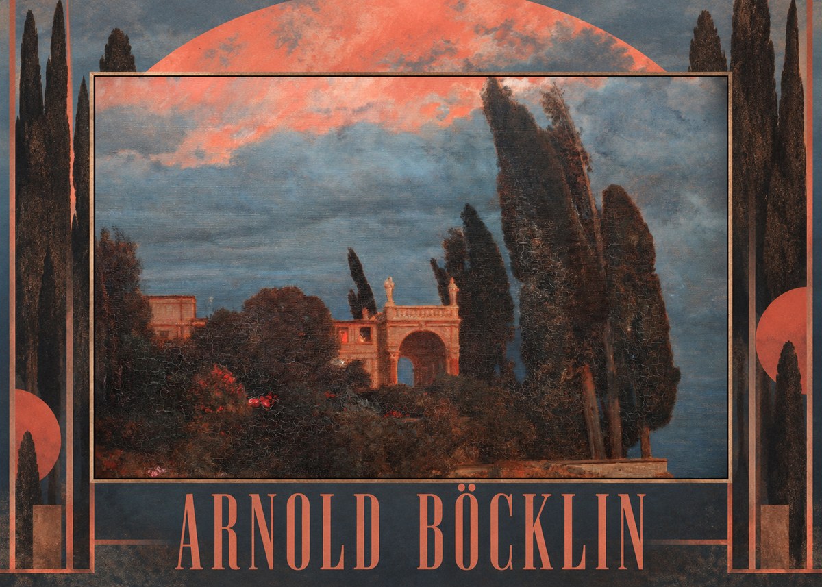 Arnold Böcklin Roman Villa No5 - Poszter