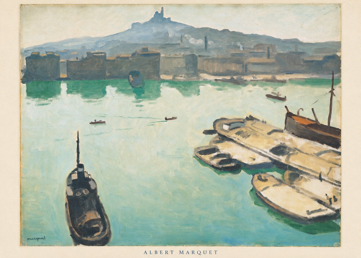 Albert Marquet Port of Marseille No6 - Poszter